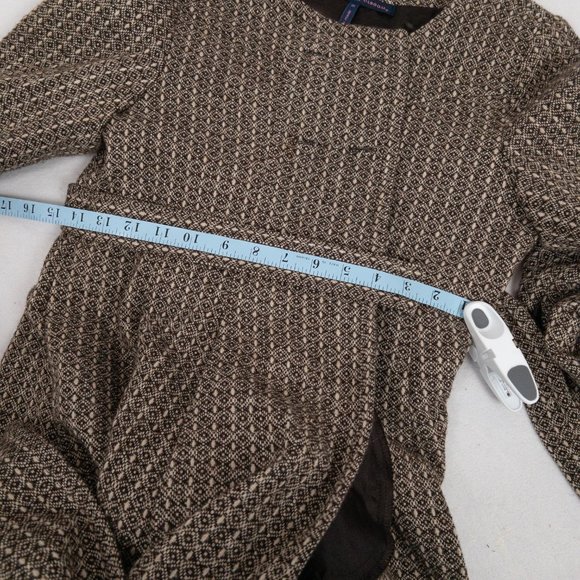 Mon Petit Oiseau Women's M Wool Heavy Coat Jacket Peacoat Brown Anthropo… - Picture 10 of 11